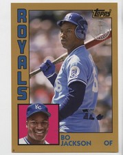 2019 Topps 1984 Topps Baseball 10x14 Gold 1/1 Bo Jackson 0kb5