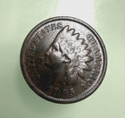 DARK, DETAILED, HIGHER GRADE 1895 INDIAN HEAD CENT-  LIBERTY — photo 3