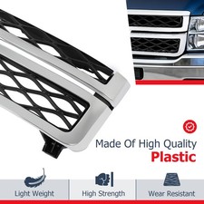 CROSSDESIGN Chrome Hood Molding Trim – Direct Fit For 2011-2014 Chevy Silverado 2500/3500 HD