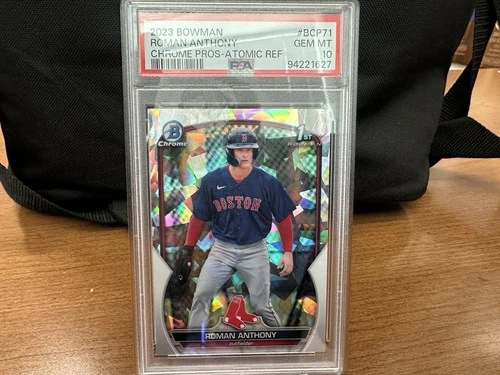 Roman Anthony 2023 Bowman 1st Atomic Refractor PSA 10 Red Sox #BCP71