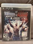 WWE SmackDown vs. Raw 2011 (PlayStation 3, PS3, 2010) Complete, Manual