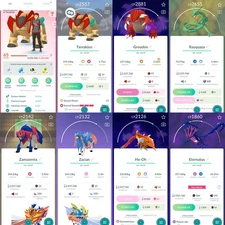 Pokémon Acc Go - Lvl65 - 166 Shiny - 104 Legendary