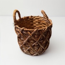 Panier seuil jacinthe d'eau tissée avec doublure plastique