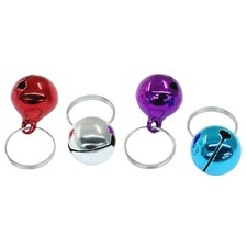 24Pcs Cat Bells with Loud Crisp Sound, Dog Jingle Bells for Anti Mixed Color