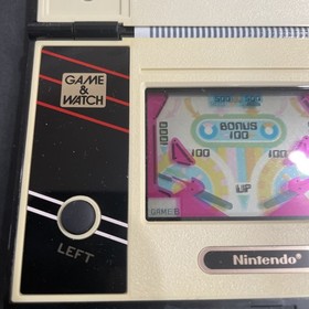 Nintendo Game & Watch Pinball Handheld System Console 1983 PB-59 Retro Game Used