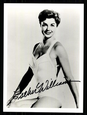 Esther Williams 1921-2013 Amerikanischer Schauspieler Original Signiert +G 49837