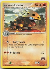 Team Magma's Lairon 20/95 Rare Team Magma vs Team Aqua Pokemon TCG NM