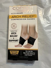 COPPER FIT WORK GEAR ARCH RELIEF COMPRESSION BANDS