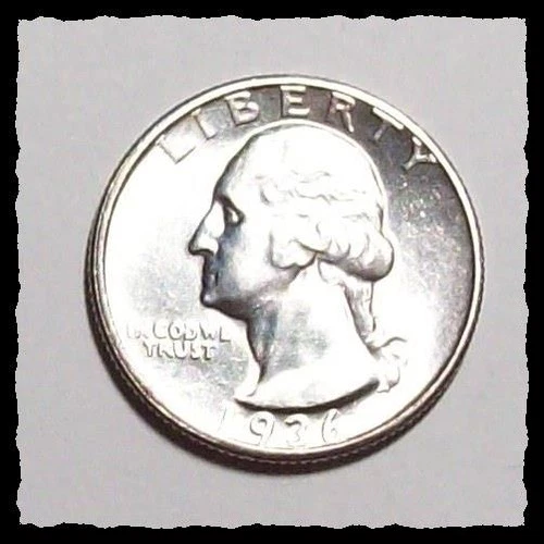 1936-P WASHINGTON QUARTER Bright White Gleaming Luster Choice BU  #26D53 .900