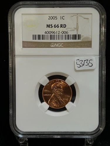 2005 D United States Lincoln Memorial Cent - NGC MS66RD