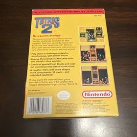 Tetris & Tetris 2 NES CIB lot!!
