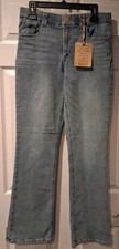Democracy Ab Technology High Rise Itty Bitty Boot Jean's size 10 Blue