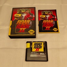 Road Rash II 2 - Sega Genesis Game, Complete CIB  (Tested, & Working)