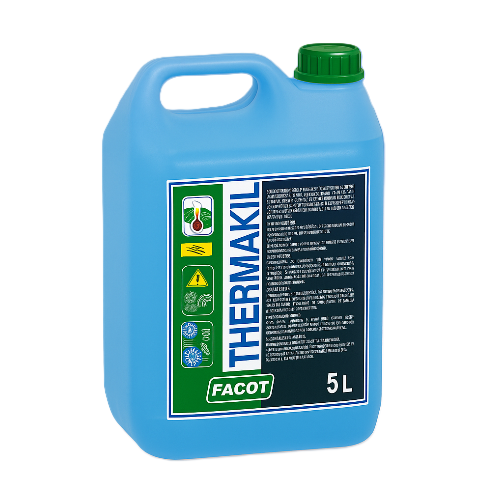 Additivo biocida antialga 5 litri per circuiti chiusi termici e refrigeranti con