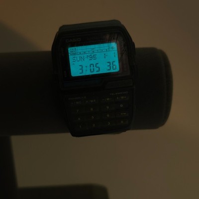 Vintage CASIO 150 Data Bank DBC-150 ILLuminator Calculator Watch