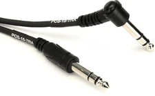 Roland PCS-15-TRA 1/4-inch TRS Male to 1/4-inch TRS Male Right Angle Percussion
