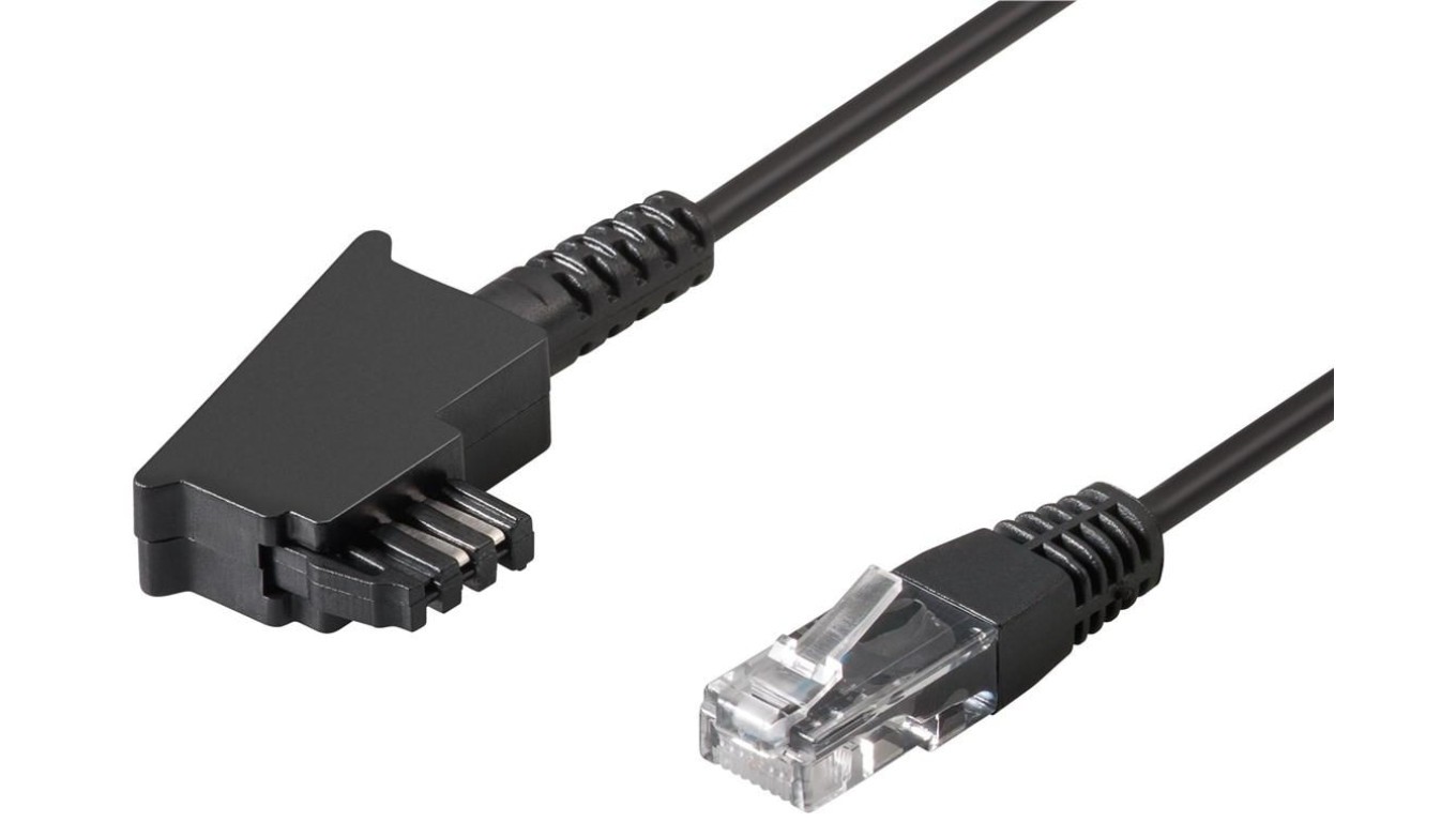 TAE-F Connection Cable for DSL/VDSL Cable Length 3m 51233