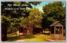 Postcard - Old Matts Cabin Shepherd Of The Hills Farm