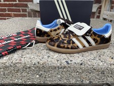 Size 9.5 - Wales Bonner x adidas Samba Pony Leopard