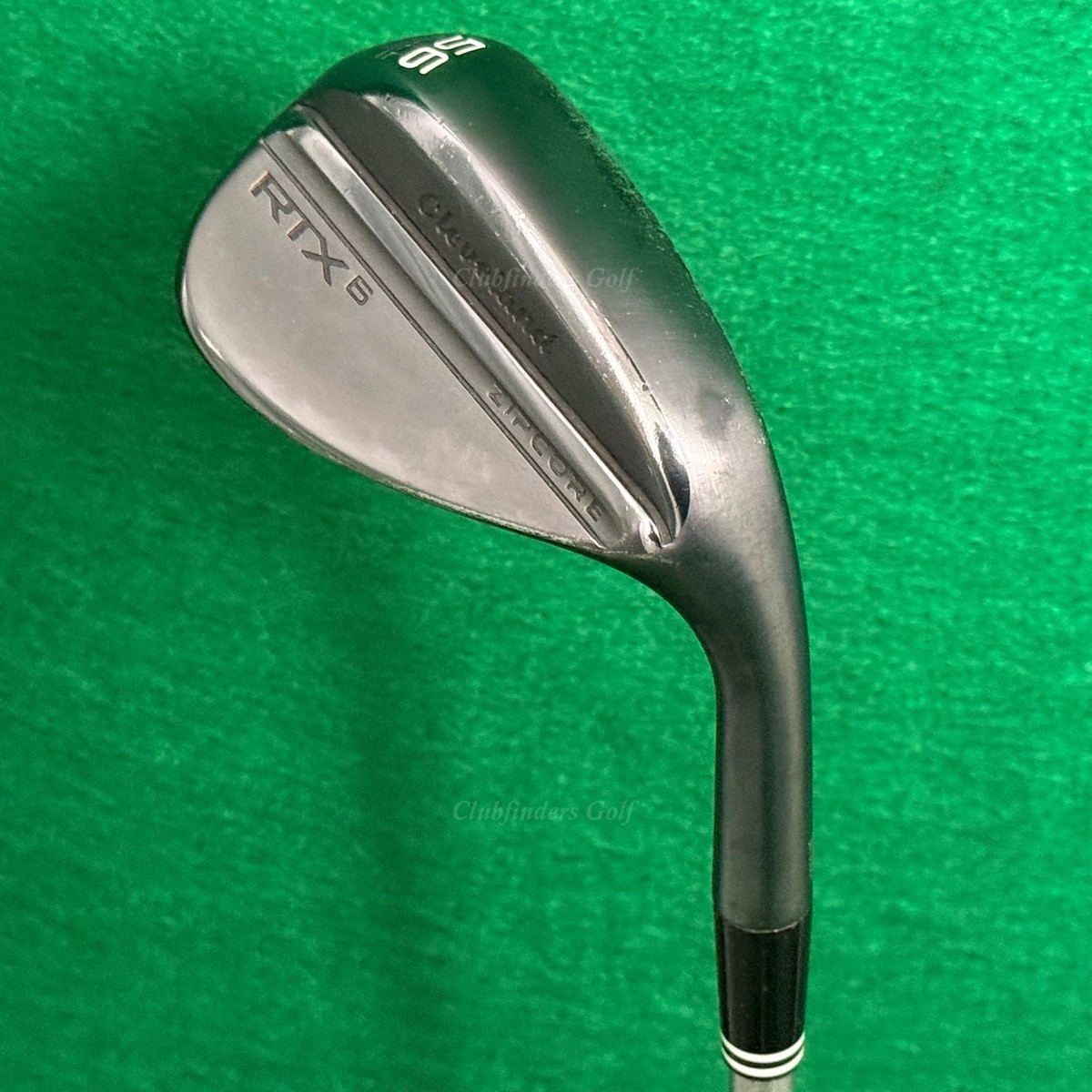 Cleveland RTX6 Zipcore Full Black 56-12 56° Sand Wedge C-Taper 130
