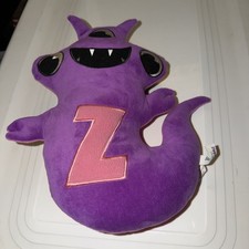 Alphabeasts Alphabet Letter Plush Monster Learning ABCs Pillow Zz