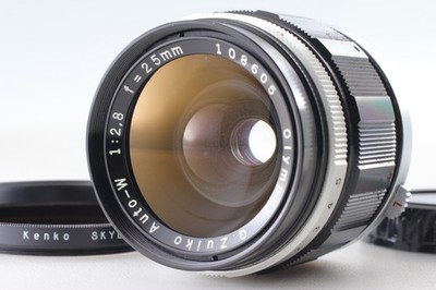 [Exc+5] Olympus G.Zuiko Auto W 25mm f/2.8 MF Lens for Pen F FT FV From JAPAN