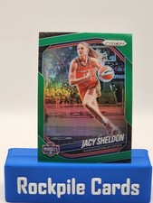 2025 Panini Prizm WNBA - Jacy Sheldon #113 Green Prizm