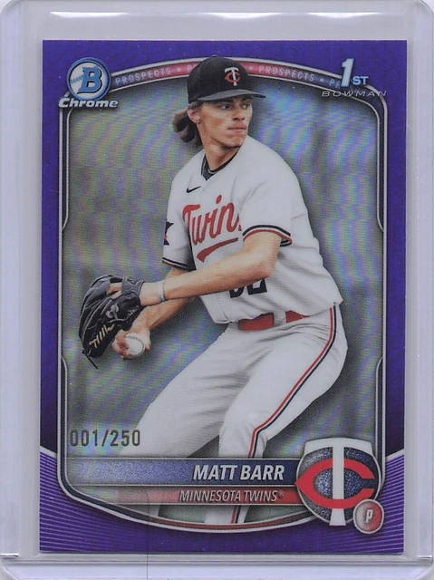2025 Bowman Draft Refractor Matt Barr /250