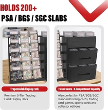 Trading Card Display Stand – 5 Tier - 200+ cards