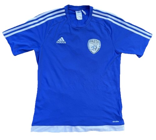 Womens Adidas Climalite Soccer Jersey Size Medium Blue PASTA Soccer Academy Med