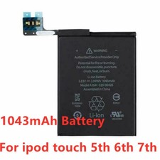 Replacement Internal Battery for iPod Touch 5th 6th 7th Generation 1043mAH 3.83V