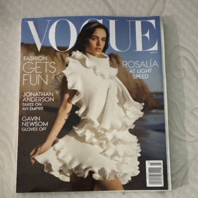 VOGUE Magazine Lot of 5 Issues English Fashion w/ Rosalia, Emma Stone