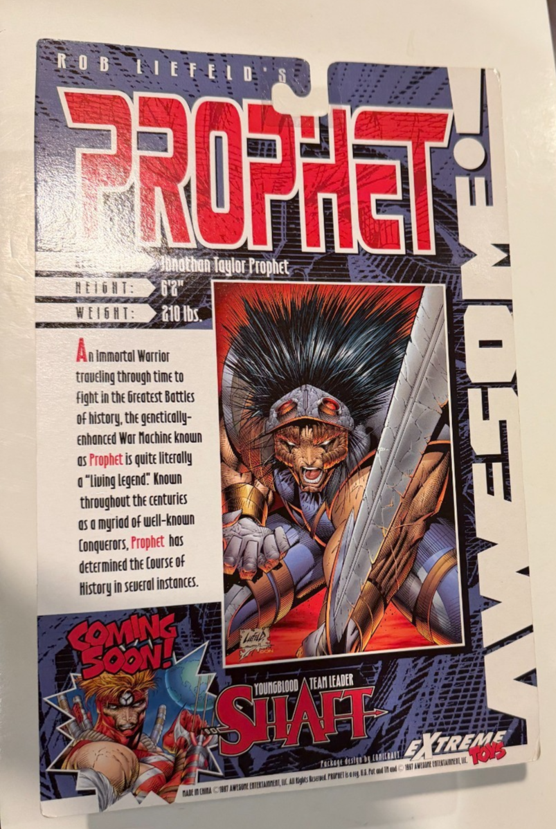 1997 Prophet Rob Liefeld Action Figure New Sealed Extreme Toys ...