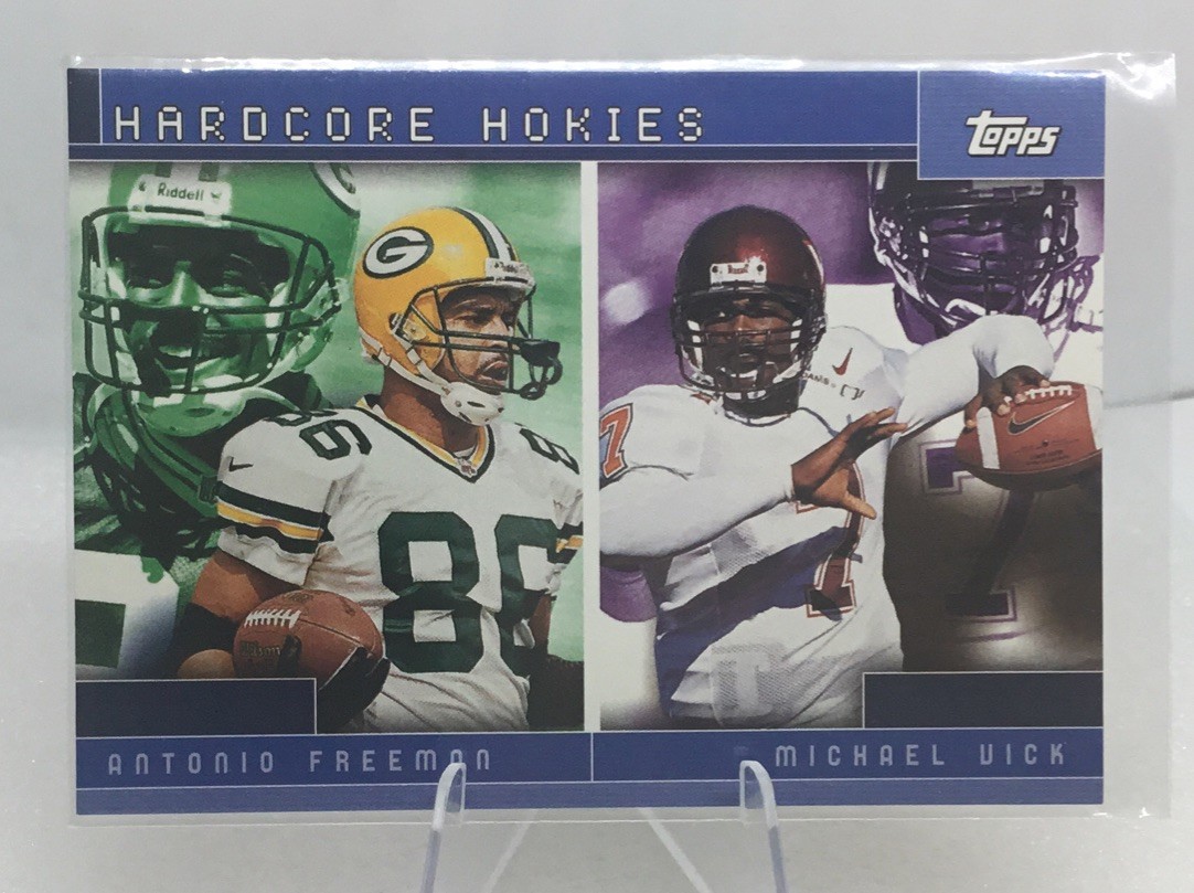 ANTONIO FREEMAN MICHAEL VICK 2001 Topps Chrome Combos Refractor Insert #TC13