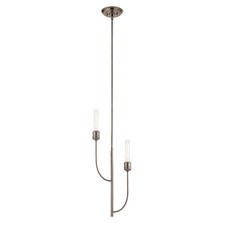 Hatton 2-Light 2" Pendant Light in Classic Pewter