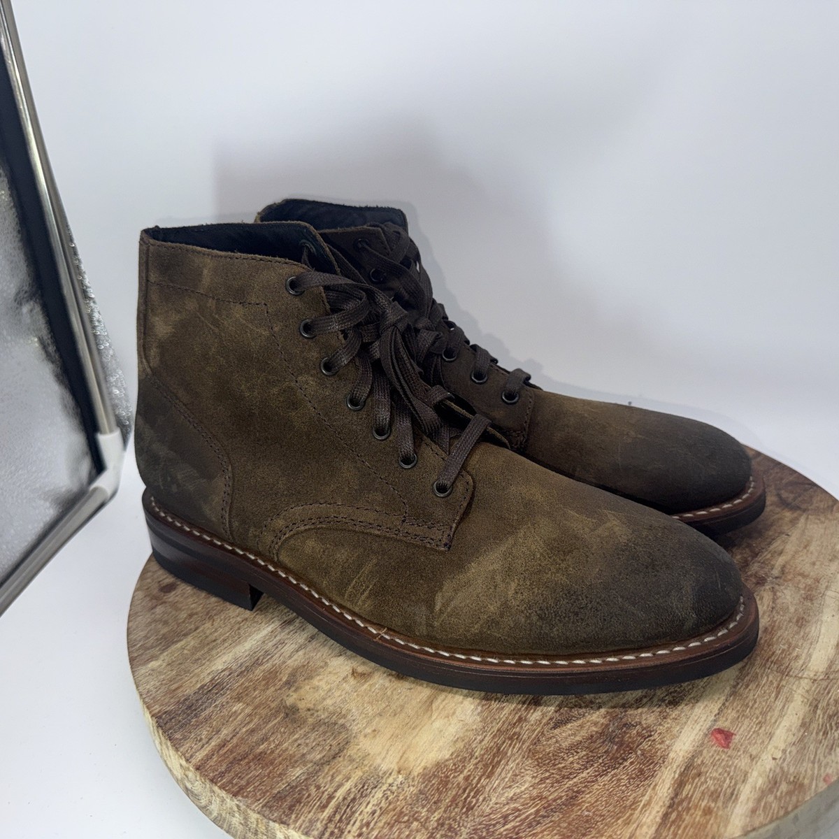 Thursday boot co blue suede shoes‎ men’s size 7.5 pre-owned condition Harrison Blue Calf Suede Men main image 2