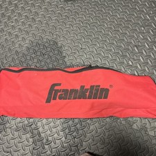 Franklin Sports Croquet Set Wooden Mallets Balls Wickets Carry Bag