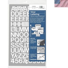 Elegant 3/4 Inch High Self-Adhesive Vinyl Letters  Numbers - 94 Total Included