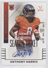 2015 Panini Contenders Draft Picks Auto Anthony Harris #153 Auto 0l2