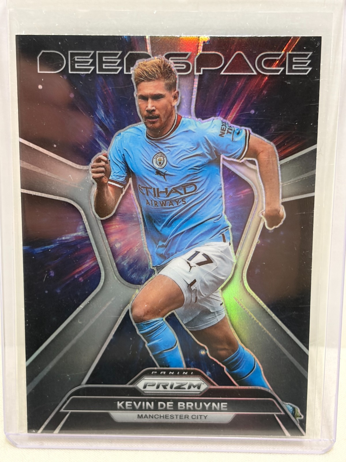 2022-23 Panini Prizm Premier League Kevin De Bruyne #2 Deep Space Case Hit