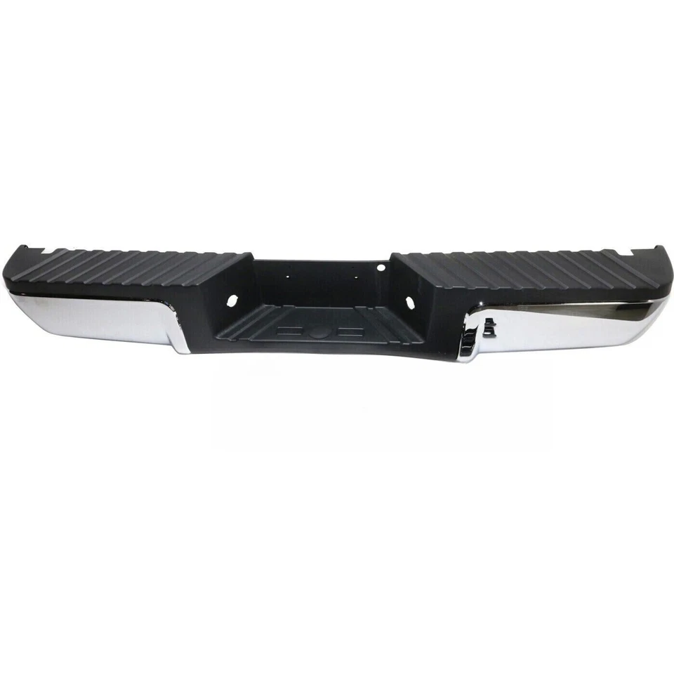 For 2008-2016 Ford F250 F350 F450 Super Duty Chrome Steel Rear Bumper Assembly Foto 3 de 4