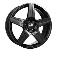 CMS C34 7,5x19 ET48 Complete Black Gloss Alufelge
