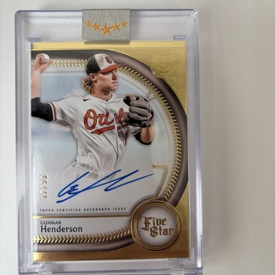 2025 Topps Five Star Gunnar Henderson Auto /99 Encased!! Baltimore Orioles