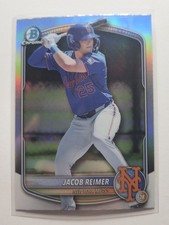 2025 Bowman Chrome Refractor BDC-188 Jacob Reimer Mets