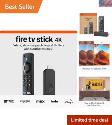 4K Stick with Xbox Cloud Gaming, AI Search & Ultimate Streaming Experience
