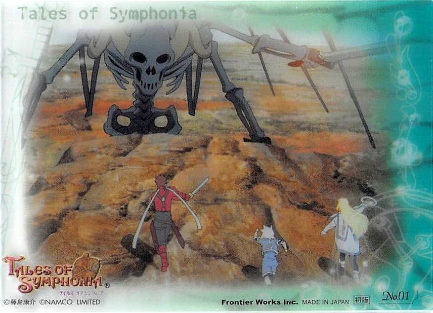 Tales of Symphonia Trading Card Limited Edition No.01 Lloyd Irving Colette Genis