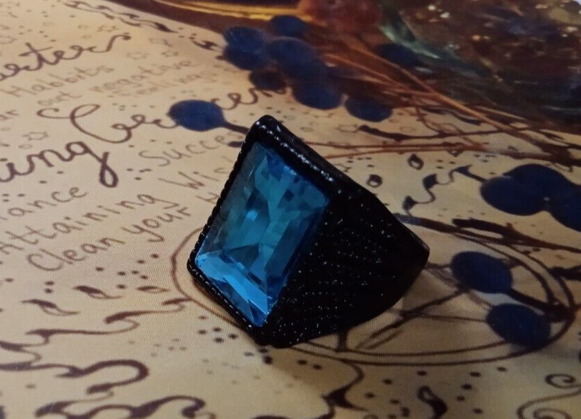 Bague Puissante Démoniaque Grendel Djinn - Exauce Les Souhaits - Artisanale - Wicca/Paganisme