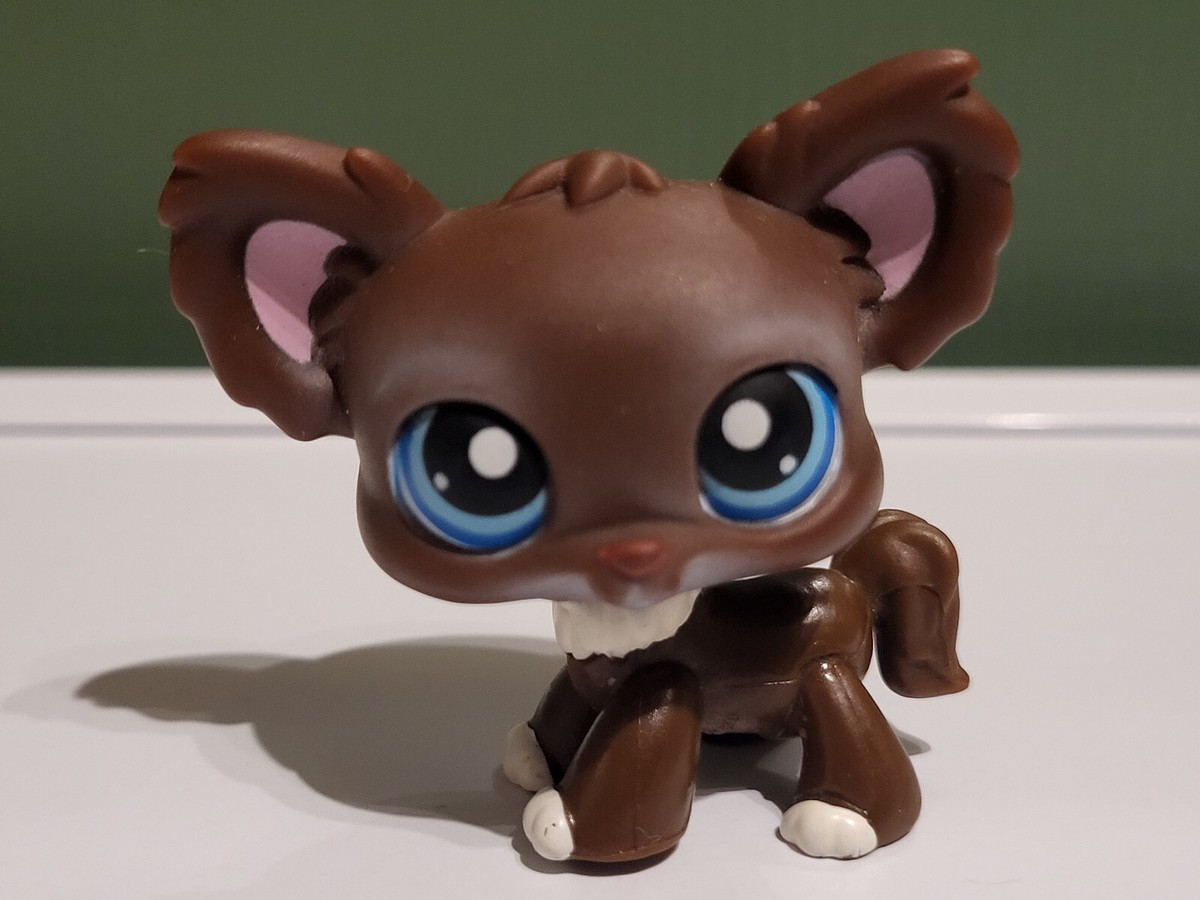 Littlest Pet Shop HASBRO #1060 - Chien Papillon Butterfly - Authentique - Neuf