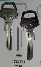 Chrysler 1767CH, Y146, Y139, Y143, Vintage Key Blank.