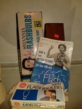 Vintage Sylvania Flashbulbs 25b Blue Dot and M2b extras